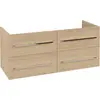 Image de Villeroy & Boch Avento Meuble sous lavabo, 4 tiroirs, 1180x514x484mm, poignée chrome brillant, A89300VJ