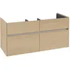 Image de Villeroy & Boch Collaro Meuble sous-lavabo, 4 tiroirs, lavabo au centre, 1154x546x444mm, C01200VJ