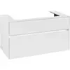 Image de Villeroy & Boch Collaro Meuble sous-lavabo, lavabo au centre, montage mural, 2 tiroirs, 1000x548x500mm, C02000DH