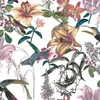 Image de A.s.creations - Papier Peint Tropical À Motif Fleur De Lys Multicolore Tapisserie Pour Salon Moderne Motif Colibri Papier Peint À Motif Fleurs & Oiseaux
