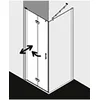 Image de Kermi Porte Battante Pliante Diga 2sl 0800x 2000 Bv : 780-800 Sihg Verre Trempé Transparent