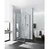 Image de Kermi Porte Battante Pliante Diga 2sr 0750x 2000 Bv : 730-750 Sihg Verre Trempé Transparent