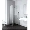 Image de Kermi Liga Paroi Latérale Twd 1000 X 1850mm Argent Mat Verre Trempé Transparent