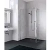 Image de Kermi Liga Walk-in T1l 1100 X 2000mm Argent Mat Verre Trempé Transparent