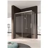 Image de Kermi Porte Coulissante Nica D2l 1230x 2000 Gak : 1190-1215 Sihg Verre Trempé Transparent