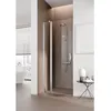 Image de Kermi Porte Battante Pega 1fl 1100x 2000 Bv : 1080-1105 Sihg Verre Trempé Transparent
