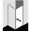 Image de Kermi Porte Battante Pega 1kl 0900x 1850 Bv : 865-890 Sihg Verre Trempé Transparent