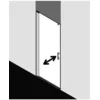 Image de Kermi Porte Battante Pega 1wr 0750x 2000 Bv : 725-755 Sihg Verre Trempé Transparent