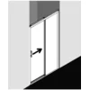 Image de Kermi Porte Coulissante Pega D2r 1800x 2000 Bv: 1770-1800 Sihg Verre Trempé Transparent