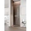 Image de Kermi Porte Battante Pega Ptd 0800x 1850 Bv: 750-800 Sihg Verre Trempé Transparent