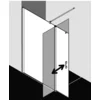 Image de Kermi Walk-in Pega Tfl 1200x 2000 Bv : 1175-1200 Sihg Verre Trempé Transparent