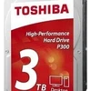 Image de Toshiba HDWD130UZSVA Toshiba 8.9cm (3.5") 3TB SATA3 Desktop P300 7200 64 bulk