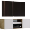 Image de Meubles Meuble Télévision | Planche murale | Suspension bas | Dimensions H. 40 x W. 95 x D. 36 cm | Armoire murale - Jusa