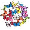 Image de Décoration De Jardin Papillon, Lot De 36, Jardinière, Piquets Pour Plantes, Déco Extérieur, Métal, Pvc, Coloré - Relaxdays