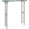Image de Relaxdays - Arcade De Rosiers En Métal, Arche Plantes Grimpantes, Rectangulaire, H X L X P: 205 X 202 X 52 Cm, Vert Foncé