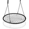 Image de Relaxdays - Balançoire Nid D'Oiseau Maille Filet 120 Cm À Suspendre Ajustable Enfant Adulte Jardin Extérieur 150 Kg, Noir
