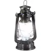 Image de 2x Lampe-tempête Led, Lanterne Retro Comme Décoration De Fenêtre Ou De Jardin, À Piles, Noir