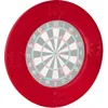 Image de Relaxdays Dart Catchring R7, 4 pièces, anneau de protection pour cible de fléchettes de 45 cm, protection murale stable, EVA, Ø total 72 cm, rouge