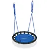 Image de Relaxdays - Balançoire Nid D'Oiseau Rond 80 Cm À Suspendre Panier Enfant Adulte Jardin Extérieur 100 Kg , Bleu