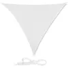 Image de Voile D'Ombrage Triangle Diffuseur Ombre Protection Soleil Jardin Uv 3x3x3 M Toile Résistante À L'Eau, Blanc - Relaxdays