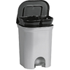 Image de KEEEPER Poubelle à pédale Step & Close Duo 2x 11l 37,5x29,5x46cm noir anthracite