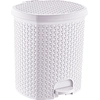 Image de keeeper 1030451900000 keeeper poubelle à pédale "tjark", 21 litres, blanc nordique