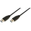 Image de LogiLink CU0038 Câble LogiLink USB 3.0, USB-A - USB-A mâle, 1,0 m,noir
