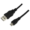 Image de LogiLink 3m USB A-USB Micro B câble USB USB 2.0 Micro-USB B Noir - Neuf
