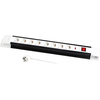 Image de LogiLink LPS207 Bâti de prises LogiLink, 8x, avec interrupteur,blanc/noir