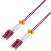 Image de Logilink Glasfaser Patchkabel OM4 50/125Á LC-LC 20m pink