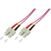 Image de LogiLink Câble de raccordement duplex pour fibres optiques OM4 50/125µ SC/SC spécial violet 2 m