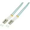 Image de Logilink Glasfaser Patchkabel OM3 50/125Á LC-LC 3,0m türkis
