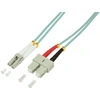 Image de Logilink Glasfaser Patchkabel OM3 50/125Á LC-SC 0,5m türkis