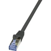 Image de LOGILINK LogiLink 1.5m Cat.6A 10G S/FTP networking cable Black Cat6a S/FTP (S-STP)