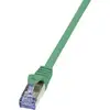 Image de Logilink - Câble Réseau Rj45 Cat 6a S / Ftp 2 Connecteurs Rj45 - 1,50 M - Vert - Cq3045s V962101