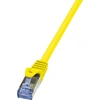 Image de LogiLink Professional CQ3097S Câble patch LogiLink, cat. 6A, S/FTP, 10,0 m, jaune