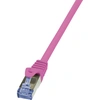 Image de LogiLink CAT 6A Patchkabel 10G S/FTP PIMF PrimeLine pink 1.5 m
