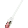 Image de LogiLink Professional CQ2081S Câble patch LogiLink, cat. 6, S/FTP, 7,5 m, blanc