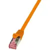 Image de LogiLink 2m Cat.6 S/FTP câble de réseau Orange Cat6 S/FTP (S-STP) - Neuf