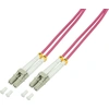 Image de Logilink Glasfaser Patchkabel OM4 50/125Á LC-LC 50m pink