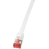 Image de Logilink Flachpatchkabel RJ45 U/FTP Cat6A 15,0m weiß