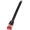 Image de Logilink Flachpatchkabel 2xRJ45 U/FTP Cat6A 3.00m schwarz