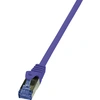 Image de LogiLink CAT 6A Patchkabel 10G S/FTP PIMF PrimeLine violett 0,5 m
