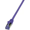 Image de Logilink Cq303vs Rj45 Câble Réseau, Câble Patch Cat 6a S/ftp 1.00 M Violet Ignifuge, Sans Halogène, Avec Cliquet D'Encastrement 1 Pc(s) S122421