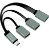 Image de LogiLink USB C 3.1 Hub 2 x USB 2.0 + 1 x USB 3.0 gris (boîte de 1)