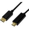 Image de Câble Displayport Vers Hdmi 4k/30 Hz, 3 M - Logilink - Connexion Professionnelle Pour Une Image Parfaite