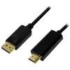 Image de LogiLink CV0129 LogiLink Câble de connexion DisplayPort 1.2 - HDMI 1.4, 5,0 m
