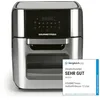 Image de GOURMETmaxx Friteuse à air chaud numérique 12 L, four XXL en inox | Airfryer + minuterie, écran tactile, tournebroche | Friture pauvre en graisse, économie d'énergie | 10 Programmes y compris pizza en occasion ou reconditionné