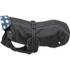 Image de Veste d'extérieur Trixie ROUEN 2in1, M : 43 cm - coupe bouledogue, noir/bleu