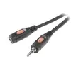 Image de Rallonge Speaka 3,5 Mm 10 M Speaka Professional Sp-7870228 [1x Jack Mâle 3.5 Mm - 1x Jack Femelle 3.5 Mm] 10.00 M Noir